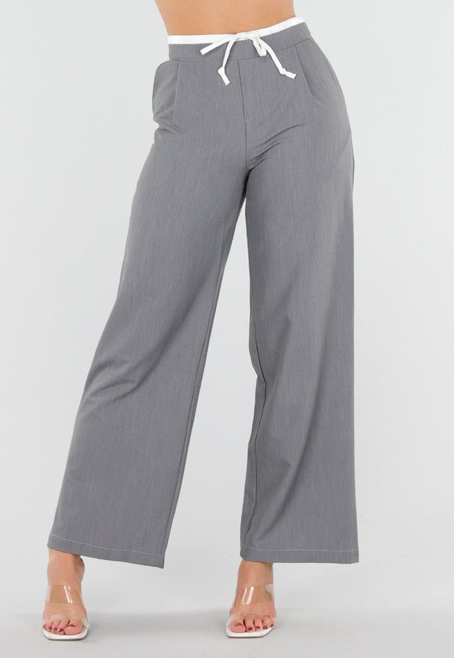 NEW040326 Grijze Pantalon met Stretch