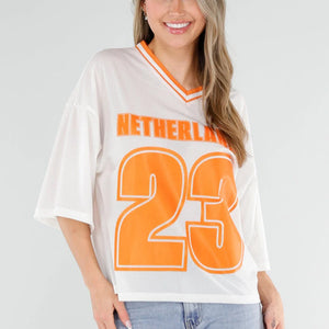 NEW040326 Oranje Netherlands Jersey Top