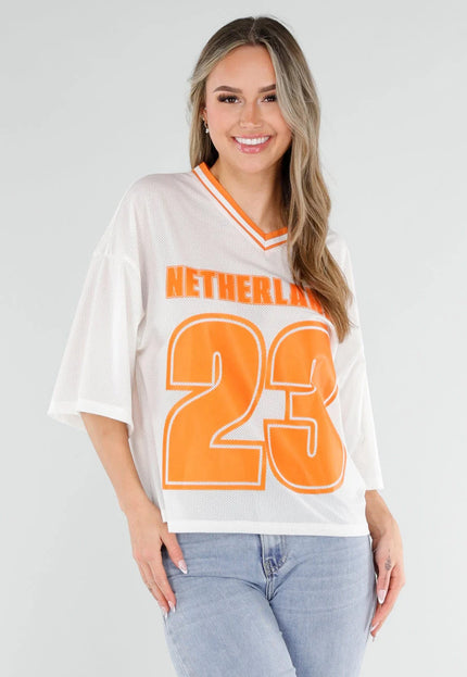 NEW040326 Oranje Netherlands Jersey Top