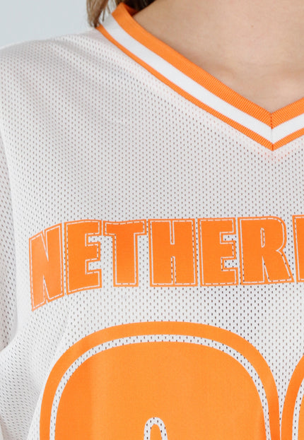 NEW040326 Oranje Netherlands Jersey Top