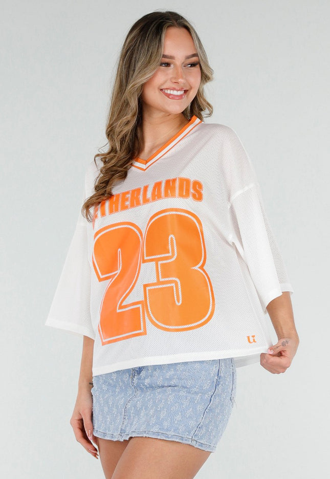 NEW040326 Oranje Netherlands Jersey Top