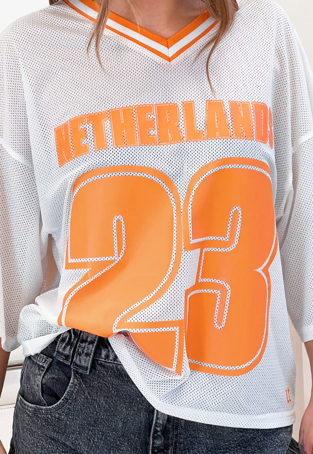 NEW040326 Oranje Netherlands Jersey Top