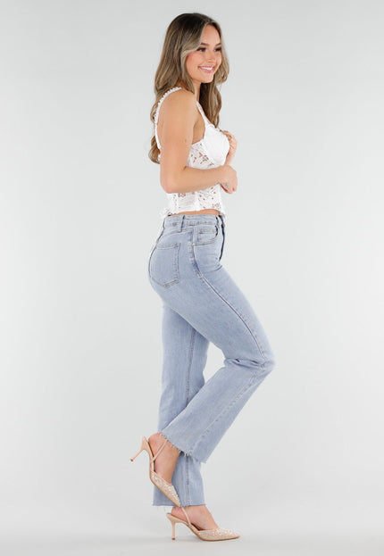 NEW040326 Witte Kanten Korset Top