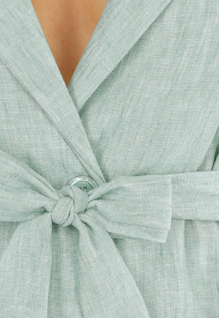 NEW040625 Groene Set met Short, Stretch en Ceintuur