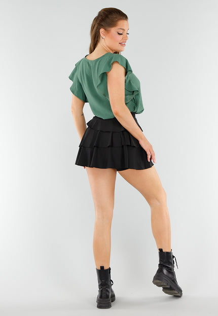 NEW040625 Mosgroene Top met Ruchemouw