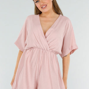 NEW040625 Oudroze Overslag Playsuit