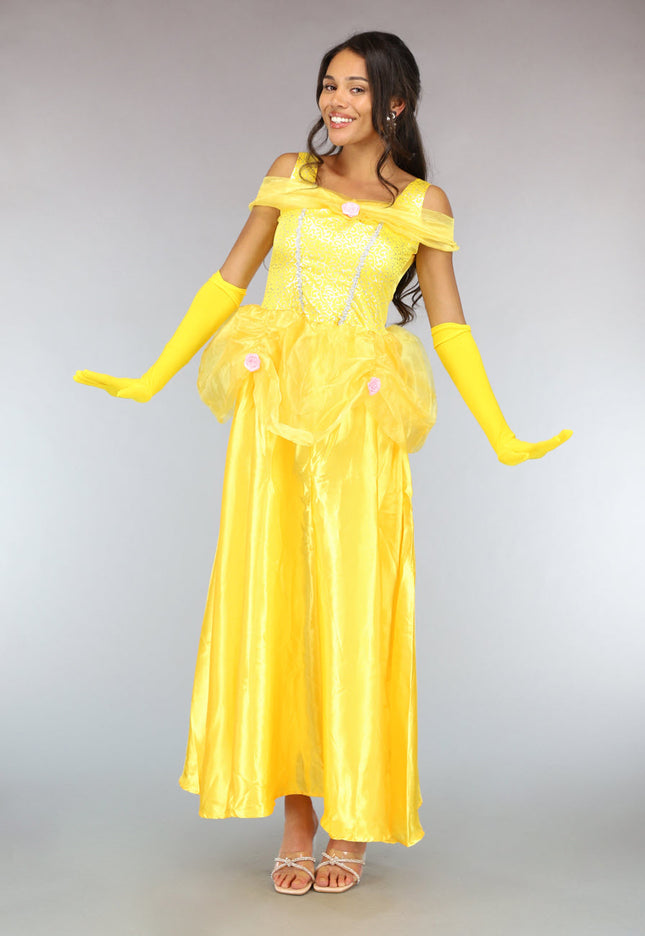 CARNA50 Prinses Belle Kostuum