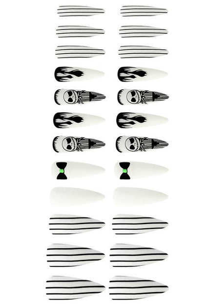 NEW0410 Tim Burton Halloween Plaknagels