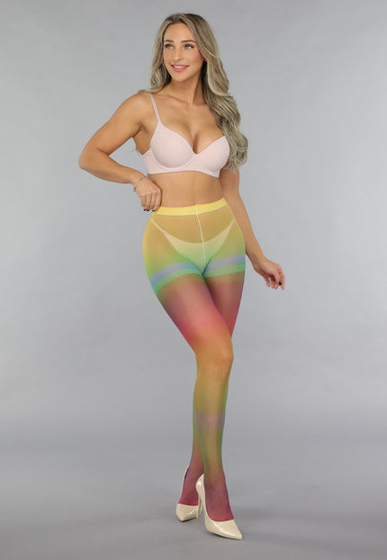 NEW0412 20 Denier Regenboog Panty
