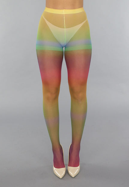 NEW0412 20 Denier Regenboog Panty