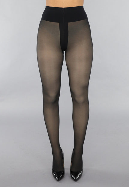 NEW0412 Dubbel Gevoerde Fleece Panty