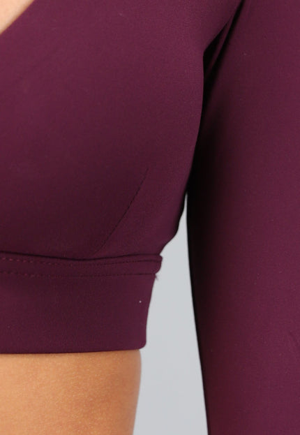 OP=OP.09.NL Aubergine Longsleeve Sporttop