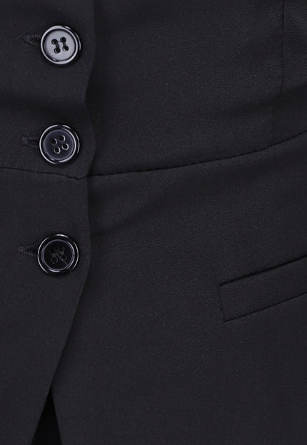 OP=OP.42.NL Blazer Suit met Strapless Top en Pantalon in Zwart