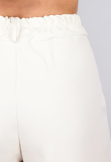 OP=OP.37.NL Pantalon Gilet Suit met Statement Knopen in Beige