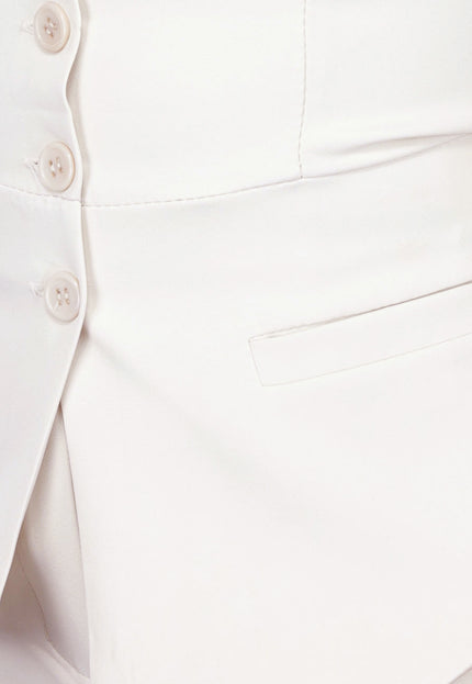 OP=OP.42.NL Strapless Beige Co Ord Set met Pantalon