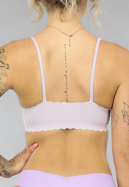 NEW0506 Lila Geschulpte Naadloze BH