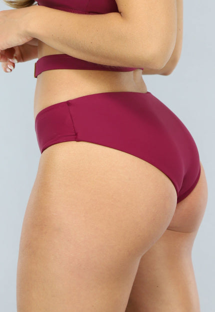 OP=OP.09.R Bordeaux High Waist Bikini Slip