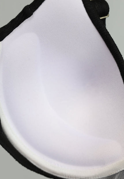 NEW0506 Zwarte Beugel Bikini Top met Push Up