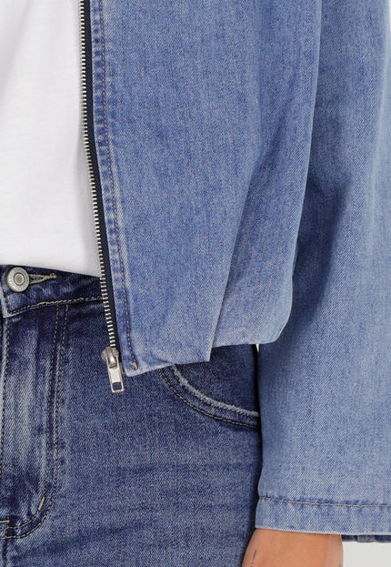 NEW050826 Lichtblauw Denim Jasje