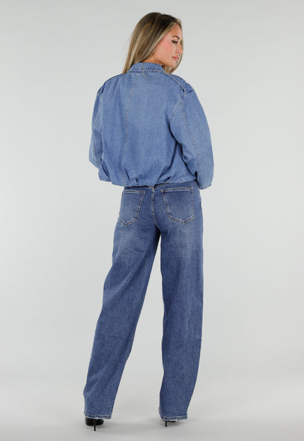 NEW050826 Lichtblauw Denim Jasje