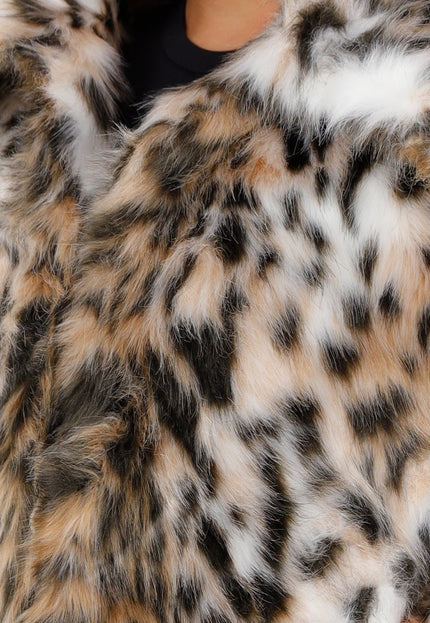 NEW051125 Bontjas Luipaardprint