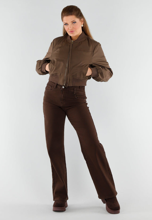 NEW051125 Bruine Suède-look Snowboots