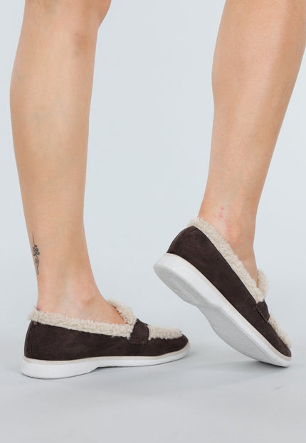 NEW051125 Bruine Teddy Instappers