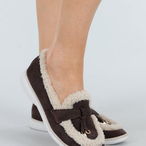 NEW051125 Bruine Teddy Instappers