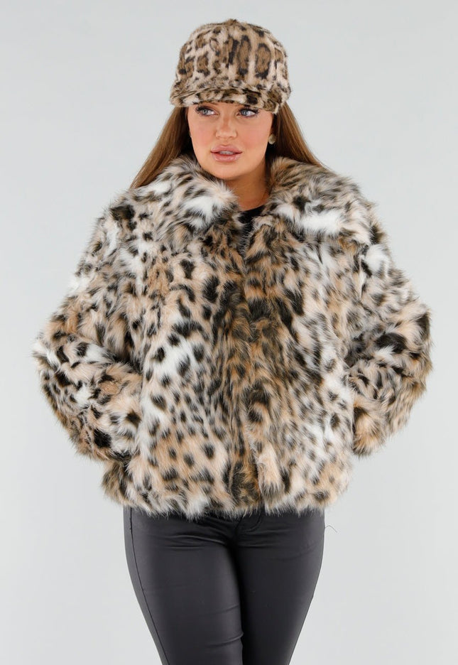 NEW051125 Faux Fur Pet Panterprint