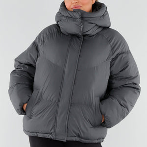 WINTER Grijze Pufferjas