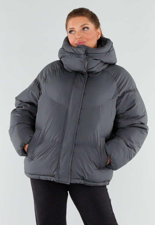 WINTER Grijze Pufferjas