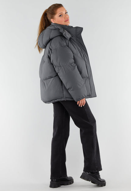 WINTER Grijze Pufferjas