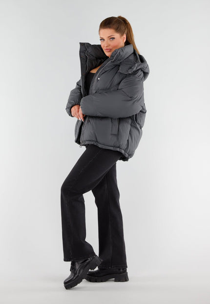 WINTER Grijze Pufferjas