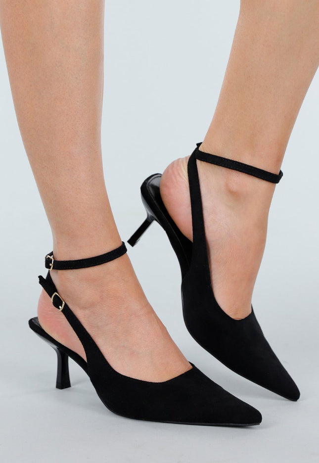 NEW051125 Zwarte Suède Hakken