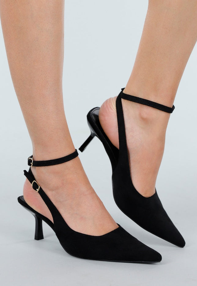 NEW051125 Zwarte Suède Hakken