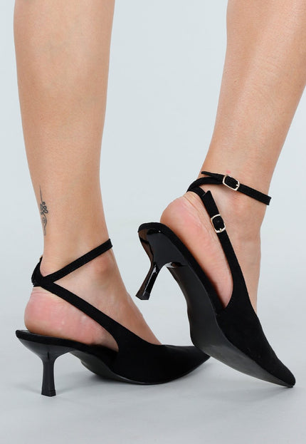 NEW051125 Zwarte Suède Hakken