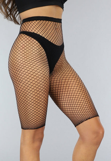 NEW0603 3 Pack Fishnet Shorts