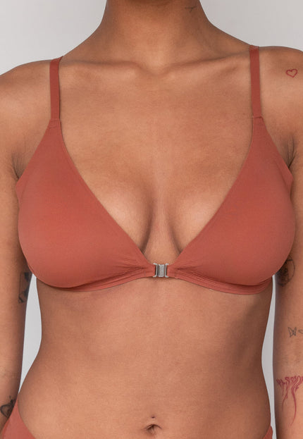 NEW0603 Bruine Naadloze Softcup Comfort BH