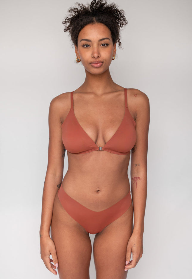 NEW0603 Bruine Naadloze Softcup Comfort BH