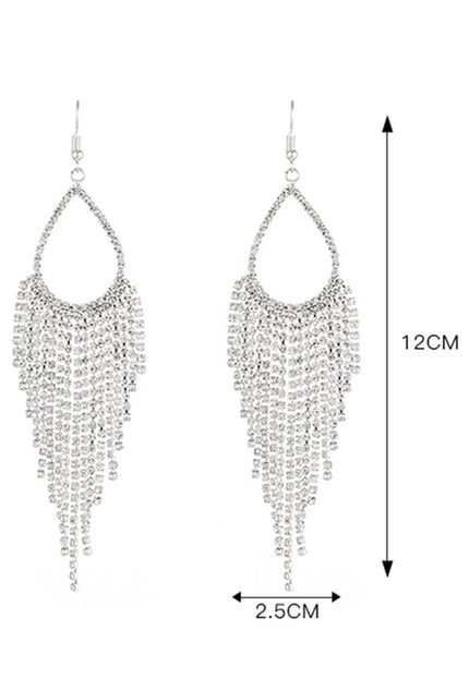 NEW0603 Gouden Druppel Oorbellen met Strass