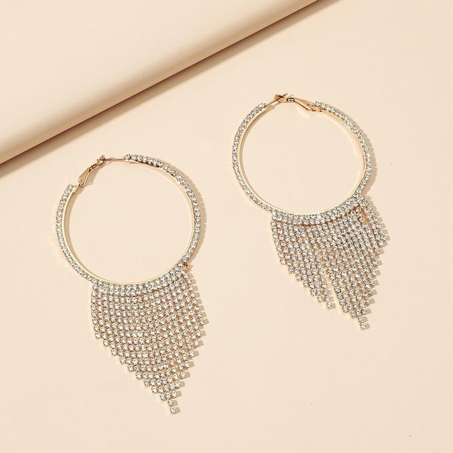 NEW0603 Gouden Fringe Oorbellen