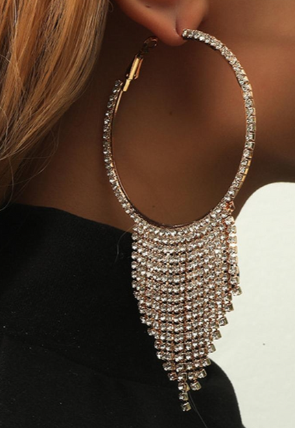 NEW0603 Gouden Fringe Oorbellen