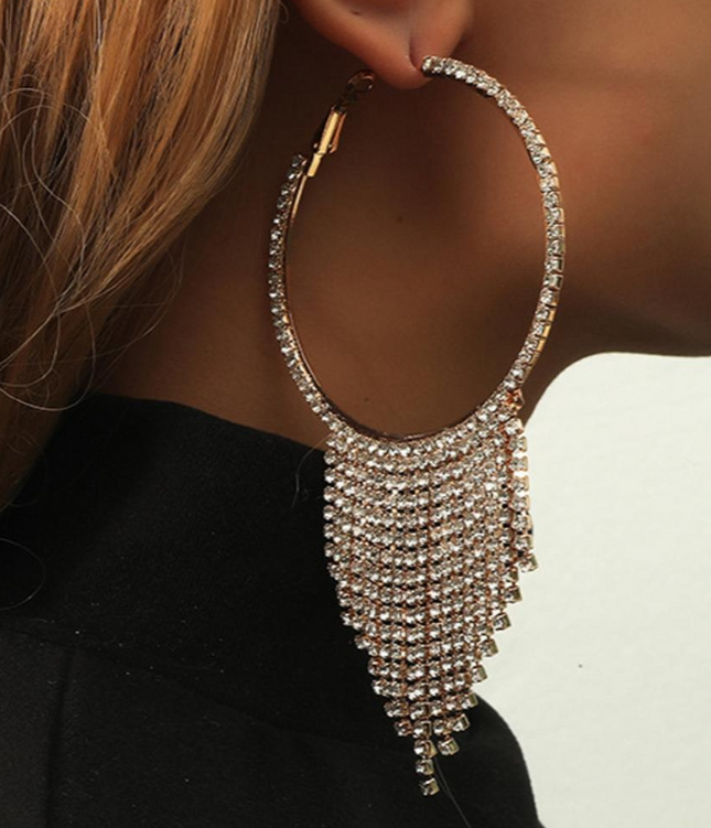 NEW0603 Gouden Fringe Oorbellen