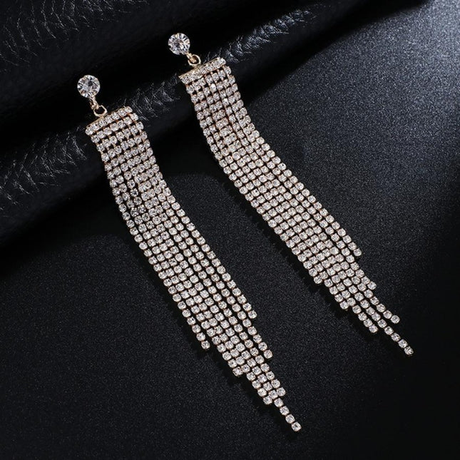 Gouden Waterval Oorbellen