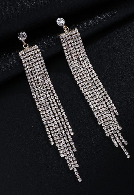 Gouden Waterval Oorbellen