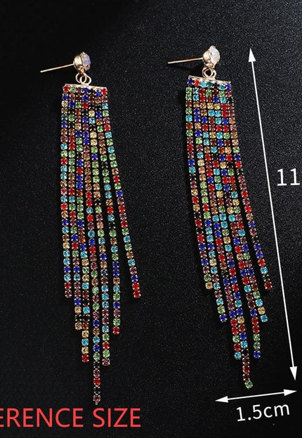 Gouden Waterval Oorbellen