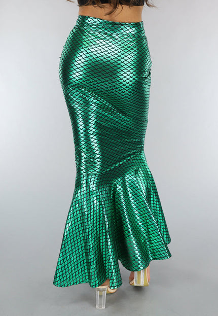 KOSTUUM Groene Ariel Zeemeermin Rok