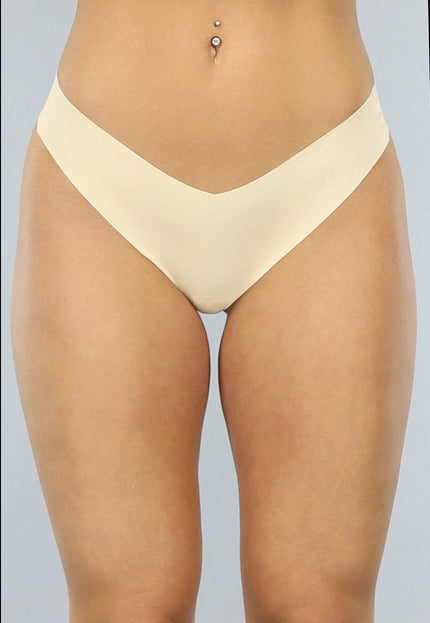 NEW0603 Nude Naadloze Cheeky String