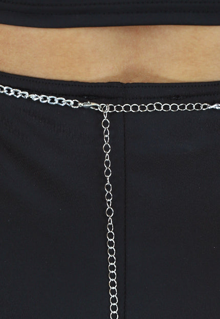 NEW0603 Zilveren Diamond Bodychain