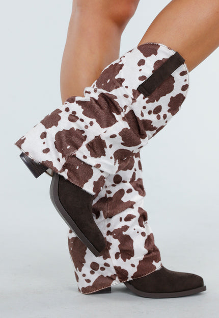 OP=OP.05.S Cowprint Western Laarzen